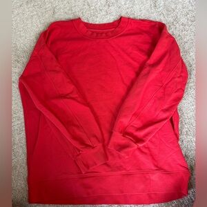 lululemon athletica Vibrant Red Sweatshirt